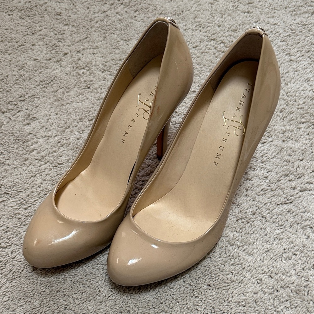 Ivanka Trump Nude Patent Heels